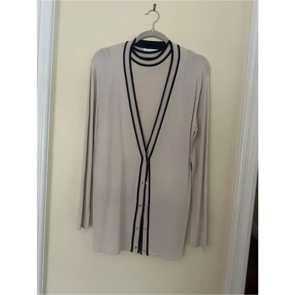 Bloomingdale’s cardigan and tank set